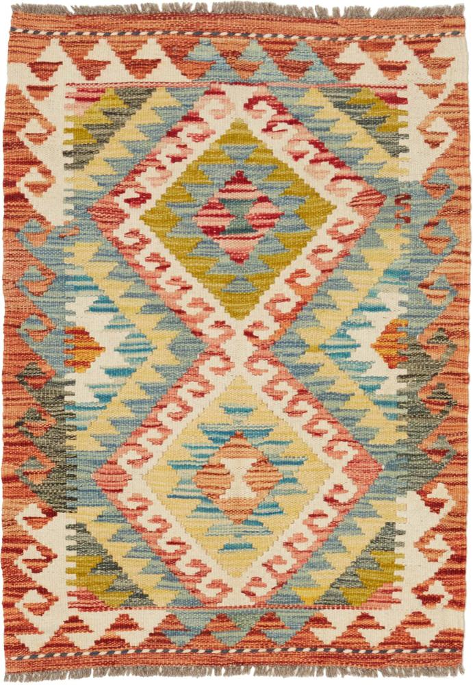 Tapete afegão Kilim Afegão 91x66 91x66, Tapete persa Tecido à mão