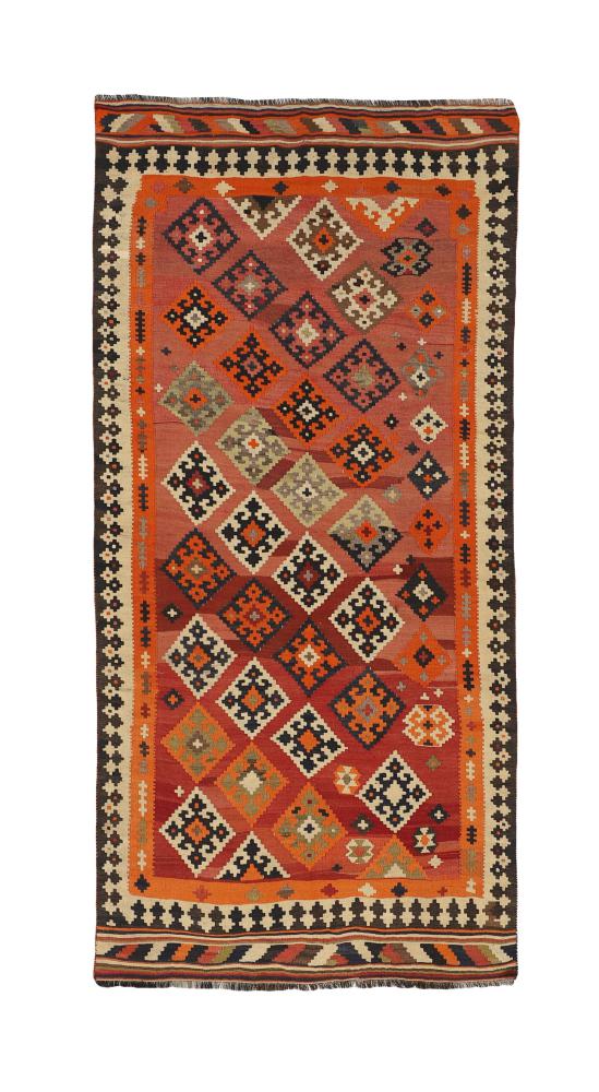 Persian rug Kilim Fars 9'6"x4'7" 9'6"x4'7", Persian rug Handwoven