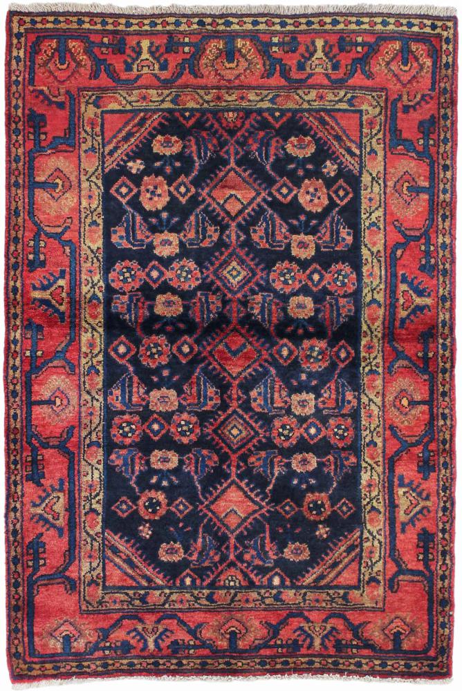 Persisk tæppe Hamadan 147x99 147x99, Persisk tæppe Knyttet i hånden