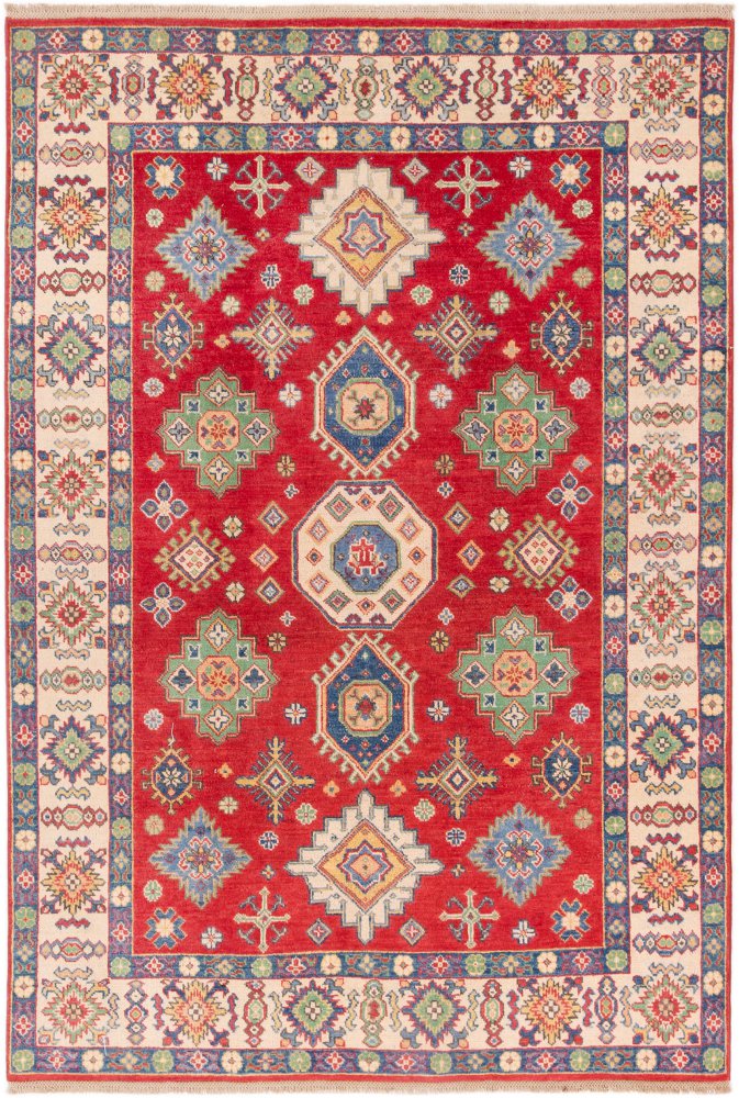 Tapis pakistanais Kazak 243x166 243x166, Tapis persan Noué à la main