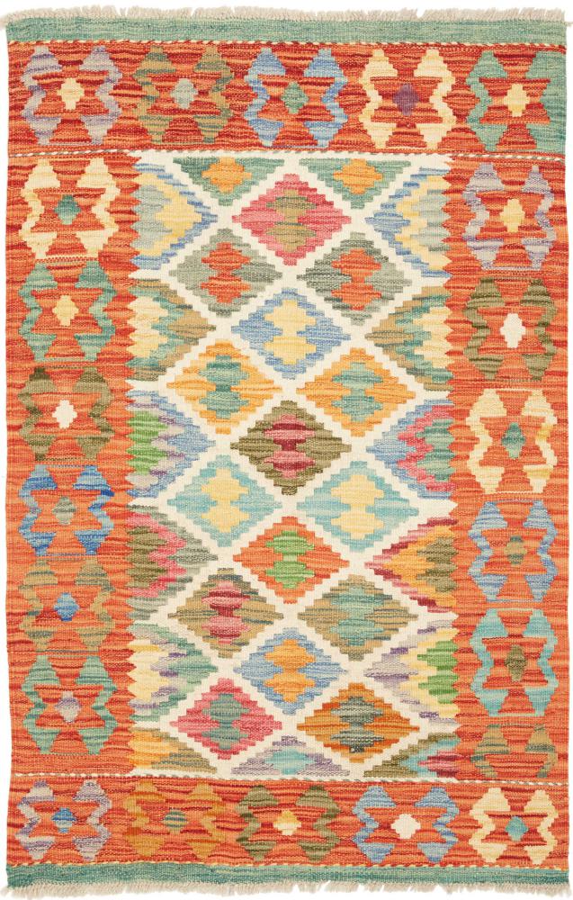 Tapete afegão Kilim Afegão 126x81 126x81, Tapete persa Tecido à mão