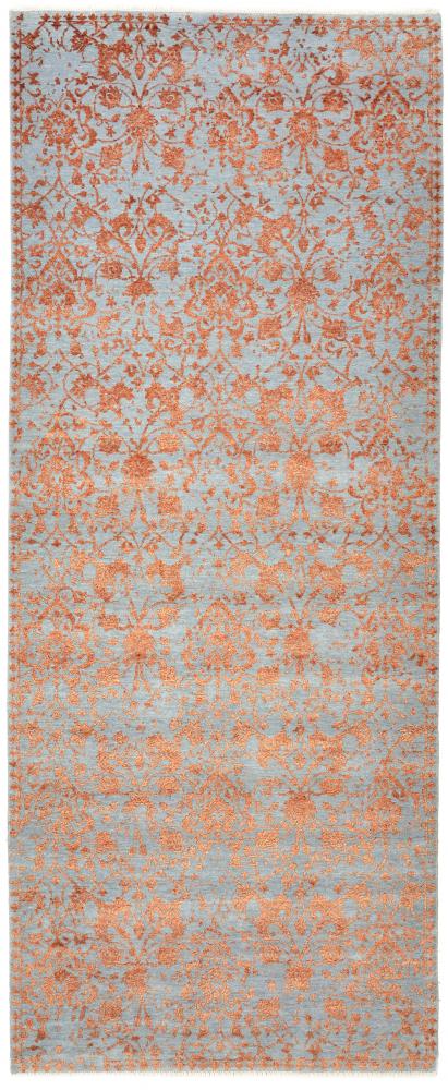 Indo rug Sadraa 10'2"x4'0" 10'2"x4'0", Persian Rug Knotted by hand