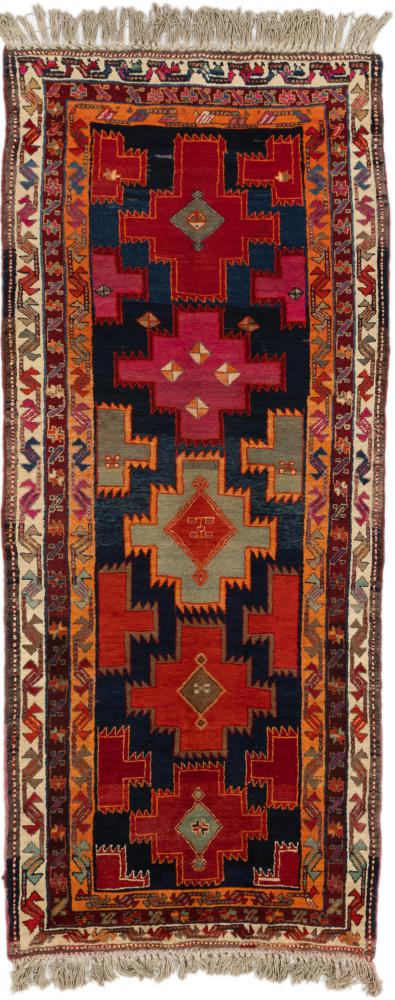 Alfombra persa Meshkin 296x123 296x123, Alfombra persa Anudado a mano