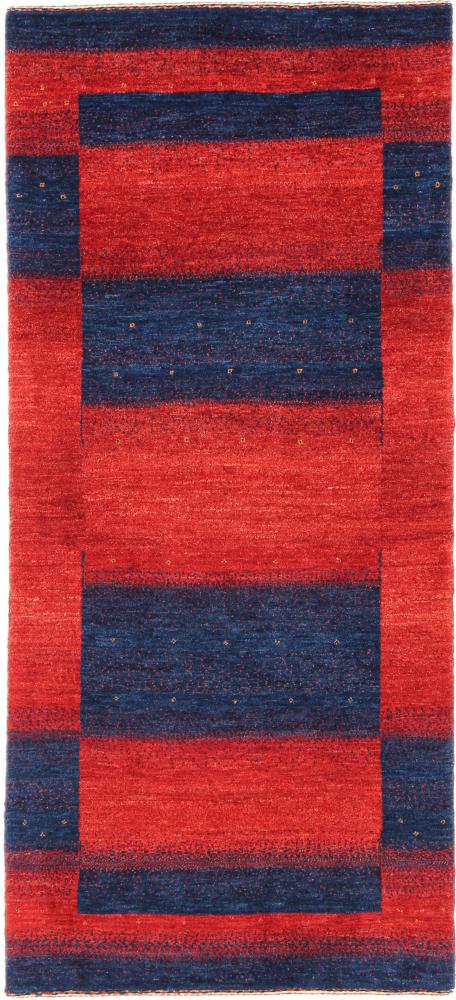 Tapis persan Persan Gabbeh Loribaft Atash 168x77 168x77, Tapis persan Noué à la main