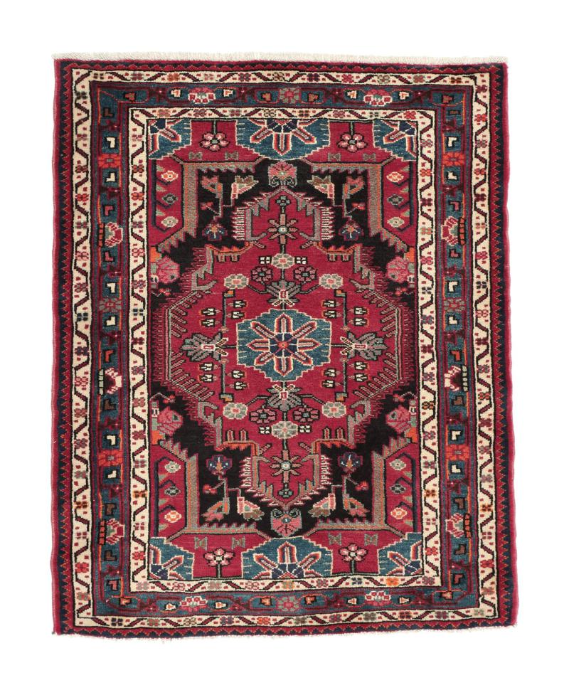 Περσικό χαλί Tuyserkan 126x101 126x101, Περσικό χαλί Οι κόμποι έγιναν με το χέρι