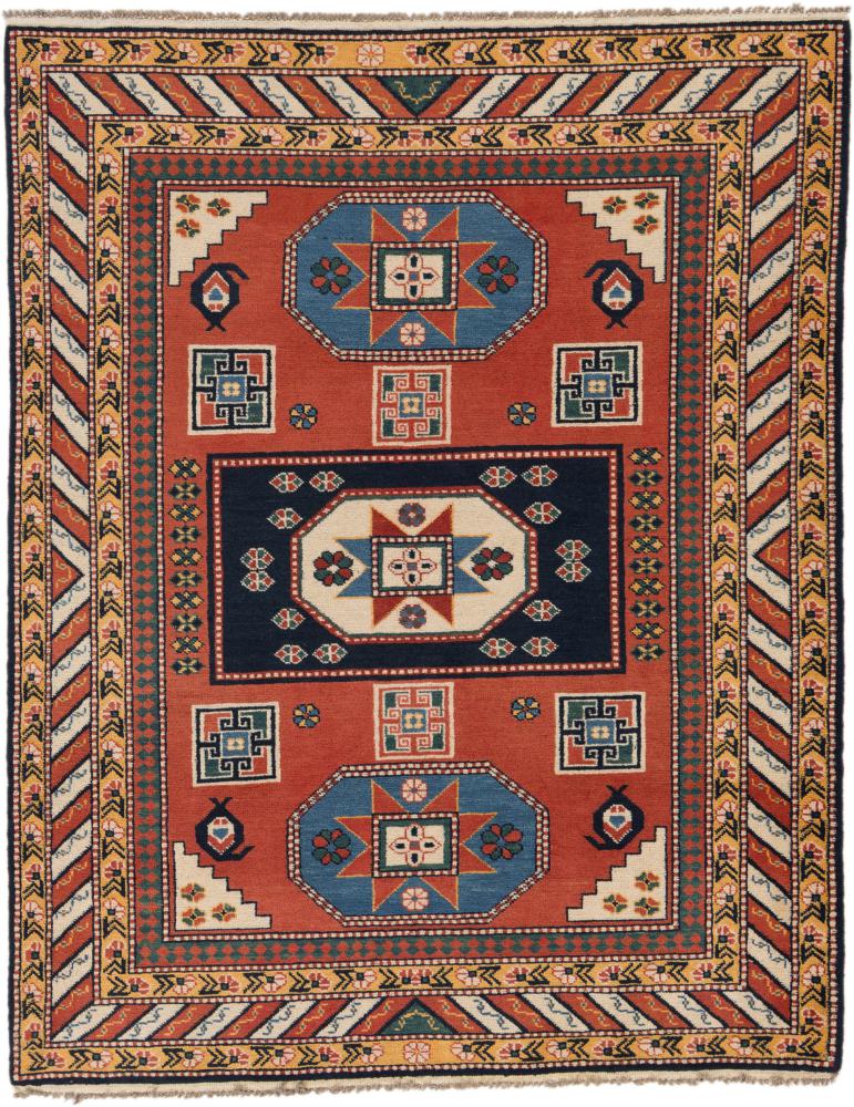 Tappeto Afgano Kazak 159x128 159x128, Tappeto persiano Annodato a mano