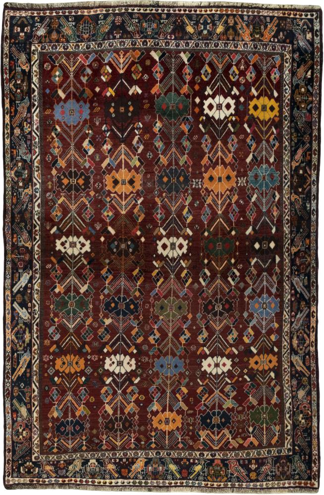 Tappeto persiano Shiraz 218x141 218x141, Tappeto persiano Annodato a mano