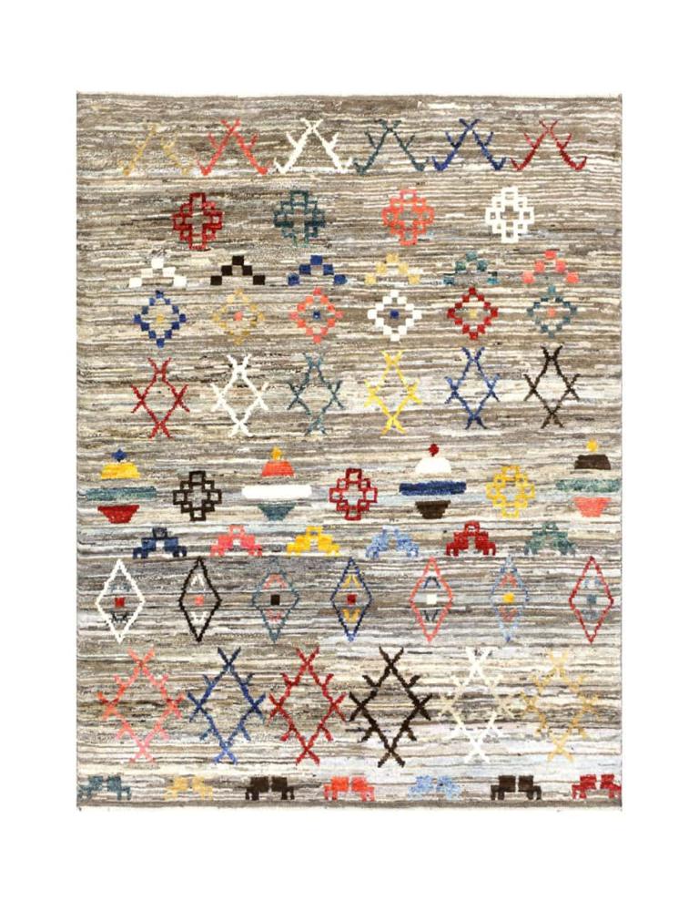 Πακιστανικό χαλί Berber Ghashghai 197x154 197x154, Περσικό χαλί Χειροποίητο με κόμπους