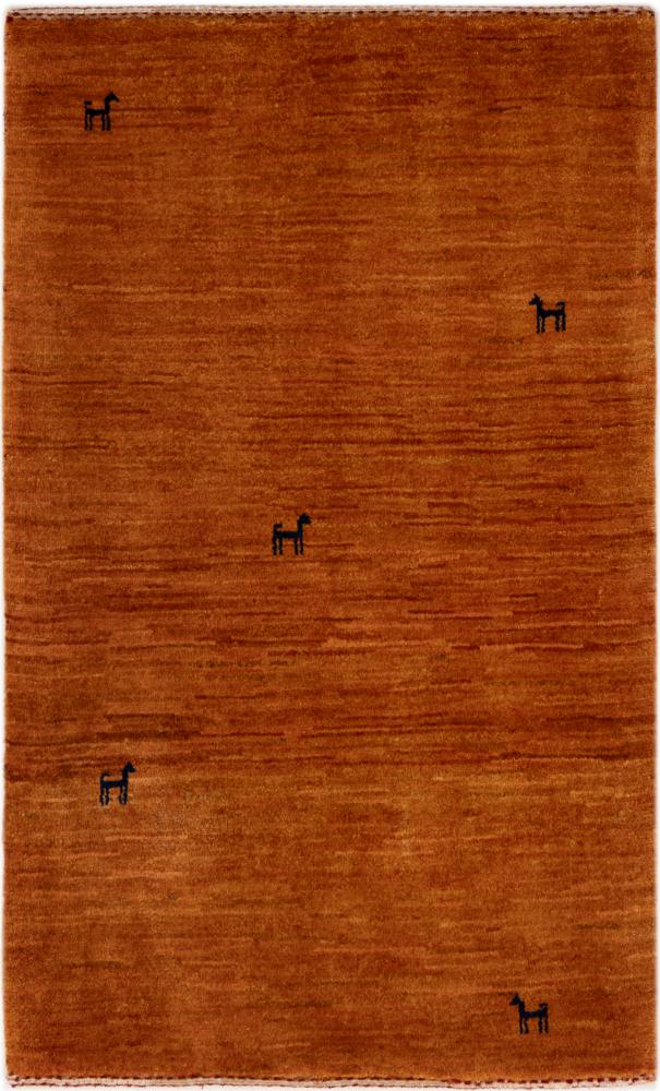 Tapete persa Persa Gabbeh Kashkuli Banafsheh 108x65 108x65, Tapete persa Atado à mão