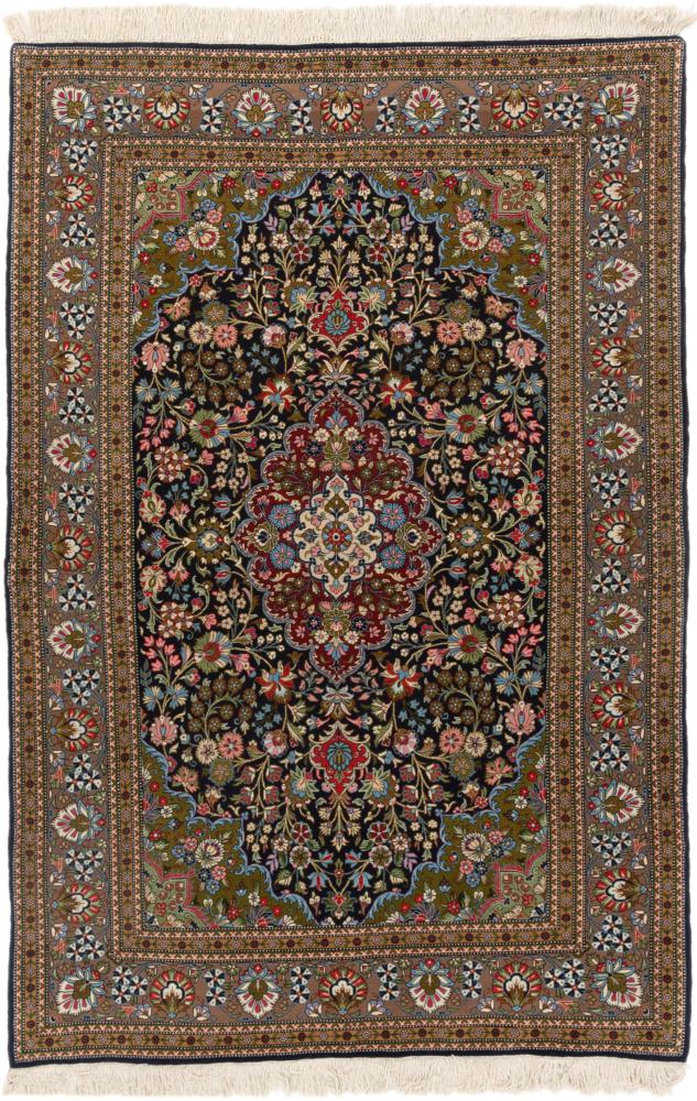 Persian Rug Qum 221x139 221x139, Persian Rug Knotted by hand