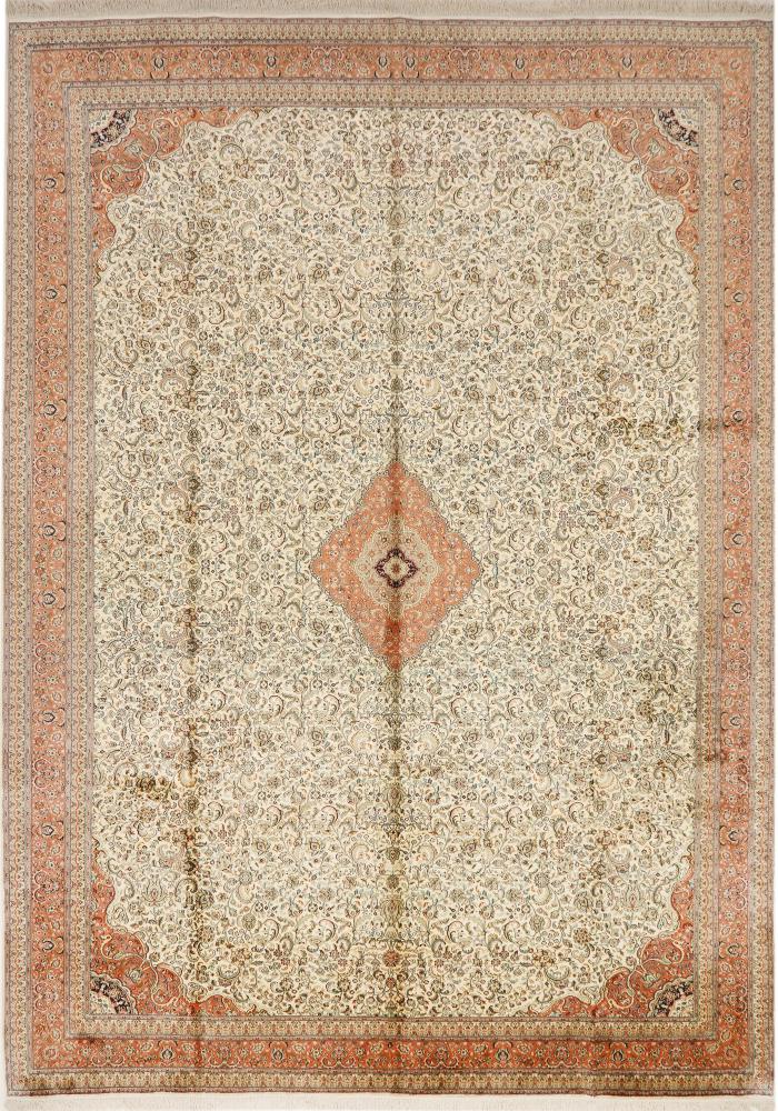 Tapis indien Cachemire Soie 426x321 426x321, Tapis persan Noué à la main