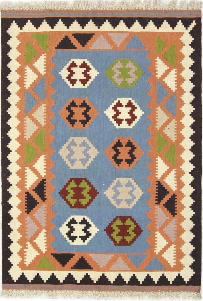 Tapete persa Kilim Fars 4'11"x3'7" 4'11"x3'7", Tapete persa Tecido à mão