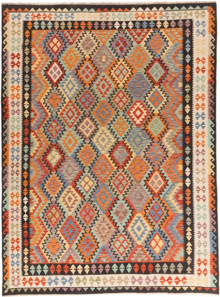 Afghaans tapijt Kilim Afghan 11'1"x8'6" 11'1"x8'6", Perzisch tapijt Handgeweven