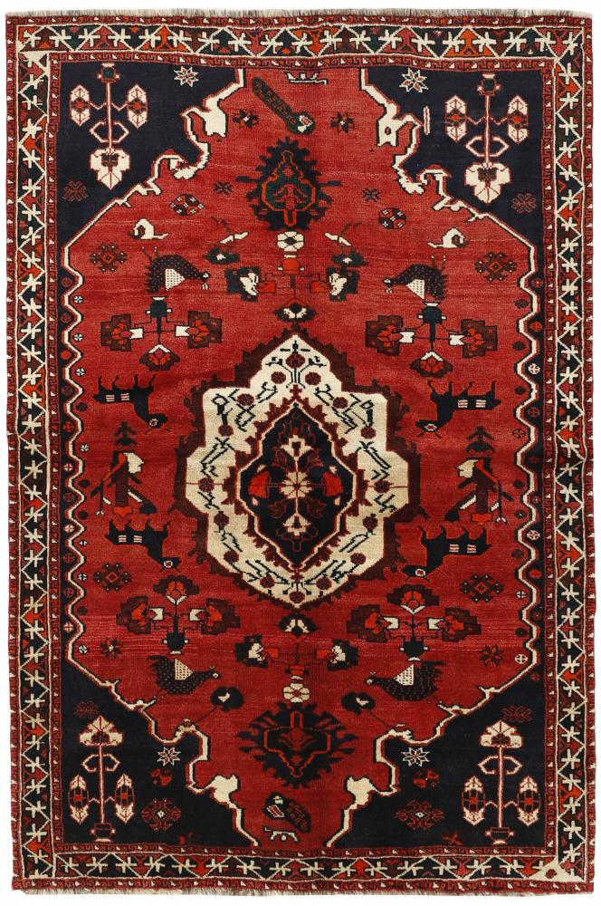Perzisch tapijt Ghashghai 237x161 237x161, Perzisch tapijt Handgeknoopte
