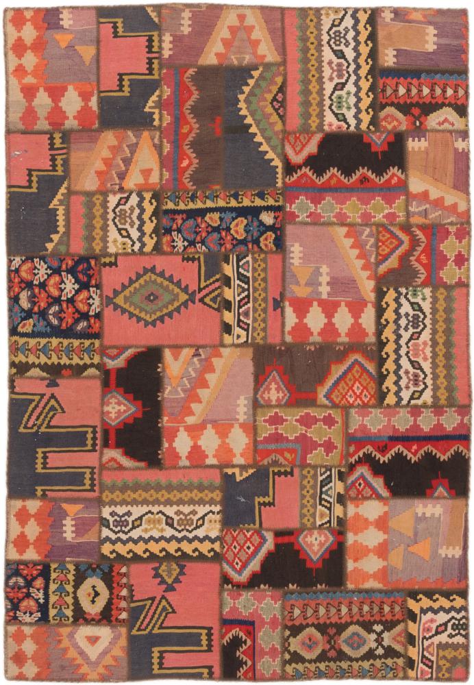 Perzsa szőnyeg Kilim Patchwork 7'3"x4'11" 7'3"x4'11", Perzsa szőnyeg szőttesek