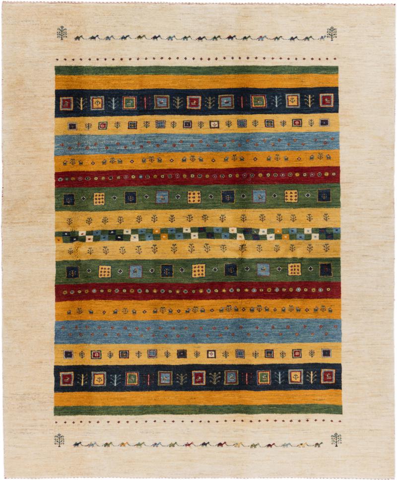 Persialainen matto Persia Gabbeh Loribaft 256x211 256x211, Persialainen matto Solmittu käsin