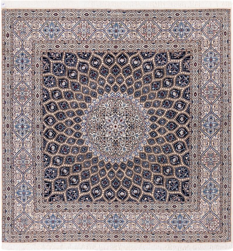 Persian Rug Nain 6La 210x207 210x207, Persian Rug Knotted by hand