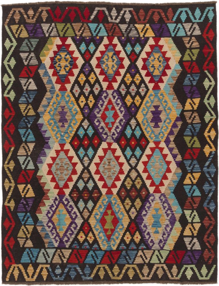 Tapete afegão Kilim Afegão Heritage 201x158 201x158, Tapete persa Tecido à mão