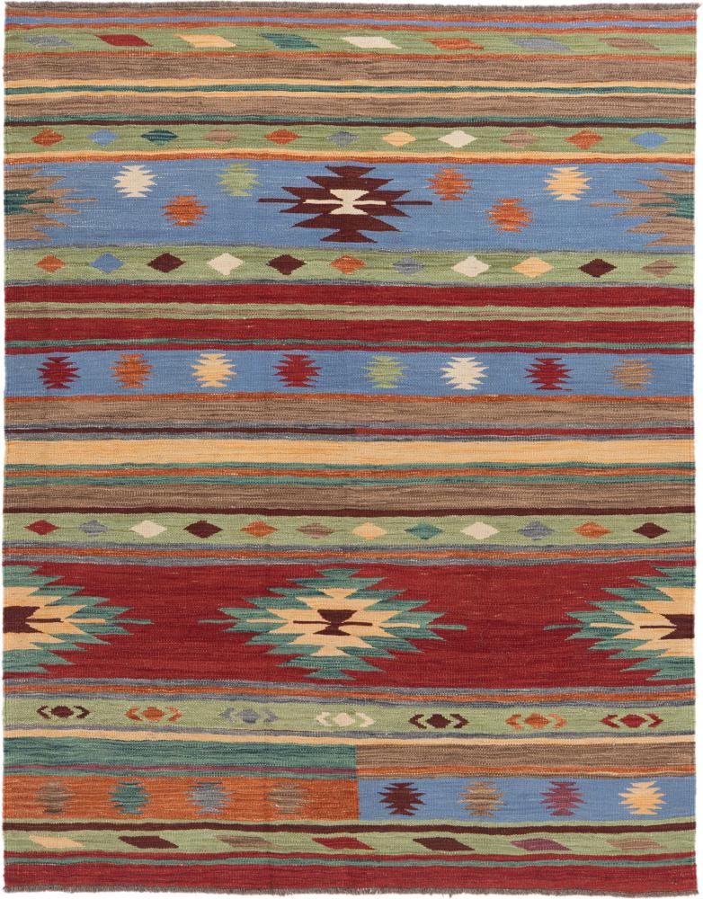 Afghan rug Kilim Afghan Heritage 198x158 198x158, Persian Rug Woven by hand