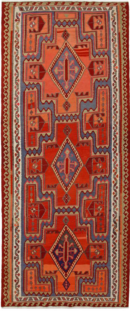 Tapete persa Kilim Fars Azerbaijan Antigo 385x161 385x161, Tapete persa Tecido à mão