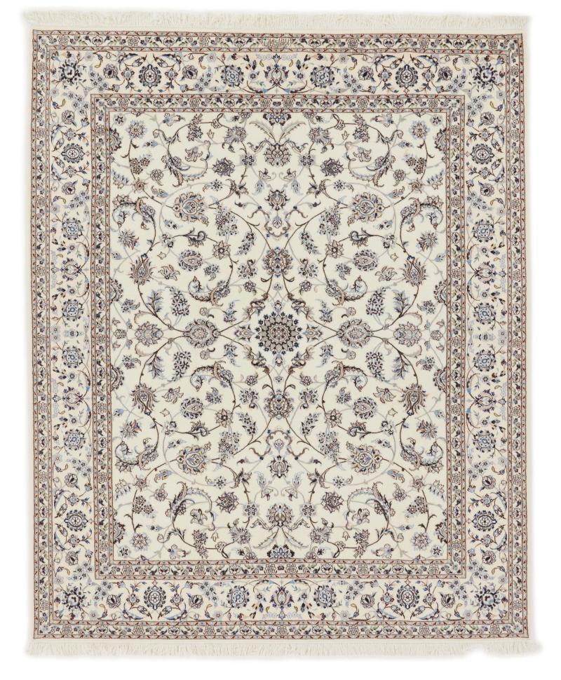 Tappeto persiano Nain 6La 251x206 251x206, Tappeto persiano Annodato a mano
