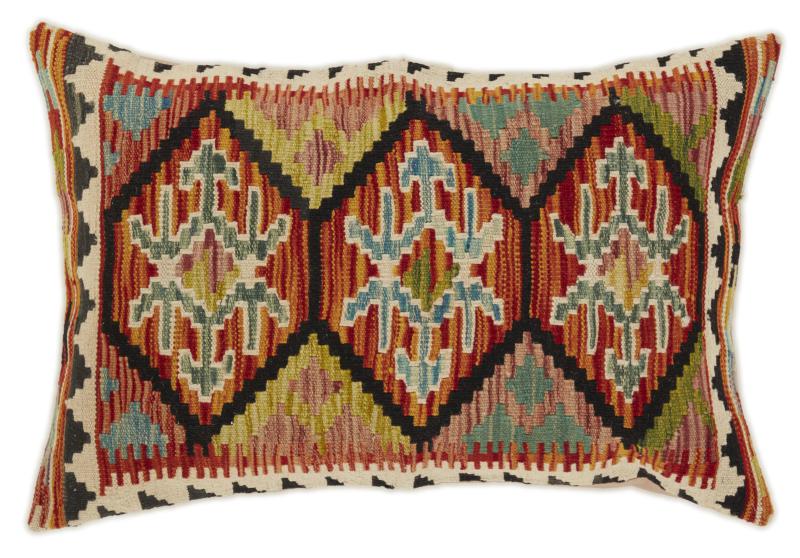 Αφγανικό χαλί Κιλίμ Afghan Kissen 89x61 89x61, Περσικό χαλί Χειροποίητη ύφανση