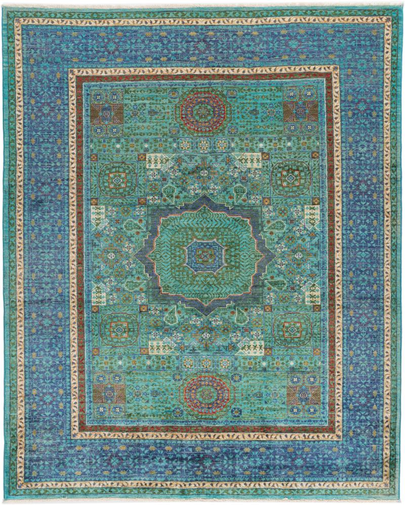 Afghan rug Mamluk 194x157 194x157, Persian Rug Knotted by hand