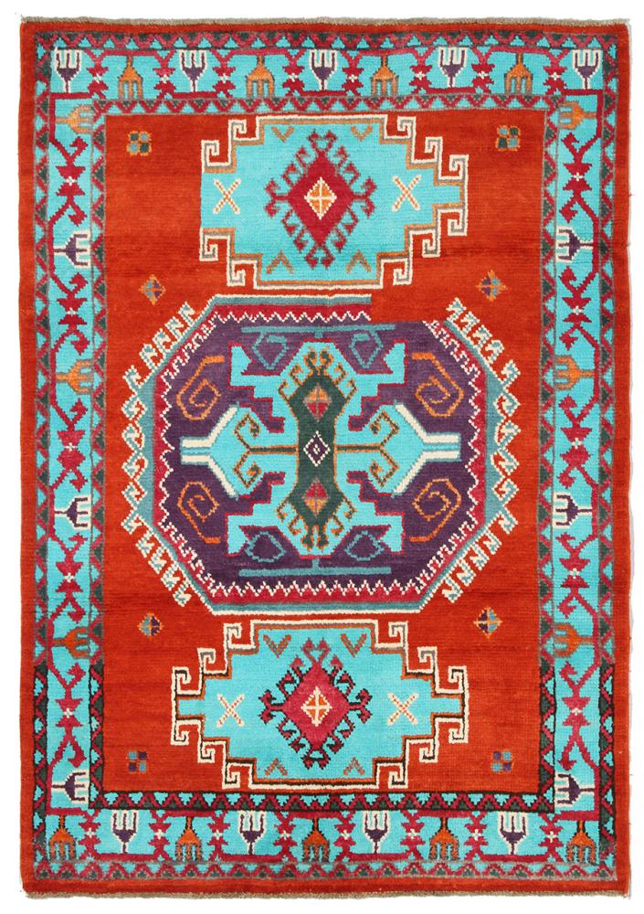 Afghaans tapijt Kazak Darya 184x129 184x129, Perzisch tapijt Handgeknoopte