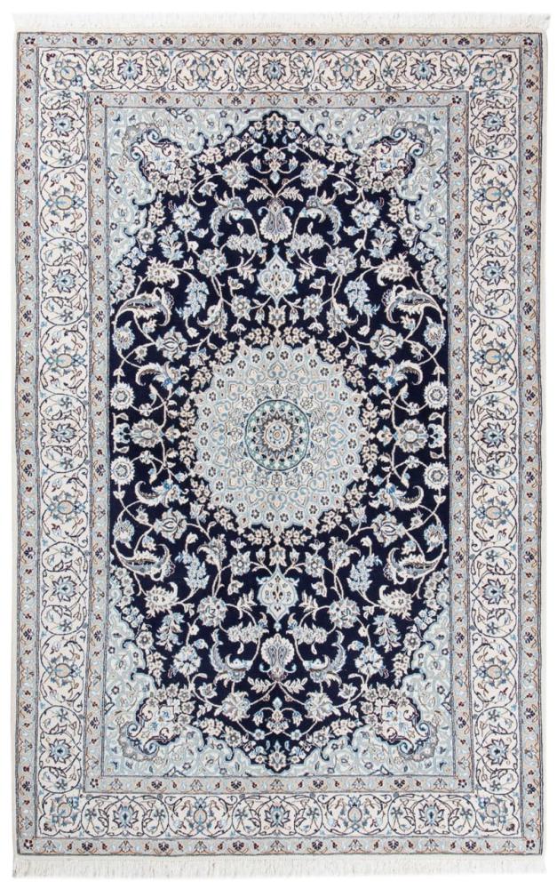 Persisk tæppe Nain 9La 256x162 256x162, Persisk tæppe Knyttet i hånden