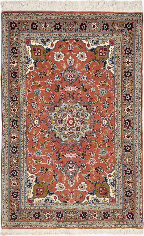 Tapete persa Tabriz 50Raj 160x100 160x100, Tapete persa Atado à mão