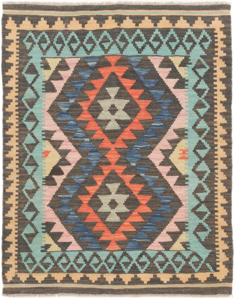 Tapete afegão Kilim Afegão 104x82 104x82, Tapete persa Tecido à mão