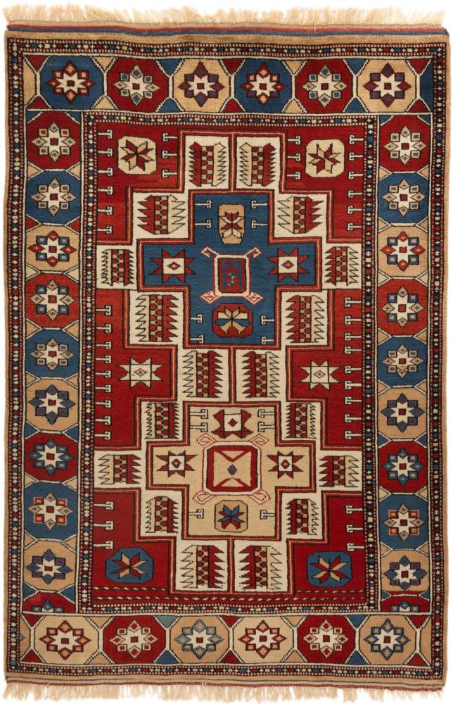Tapis indien Indo Tabriz 207x147 207x147, Tapis persan Noué à la main