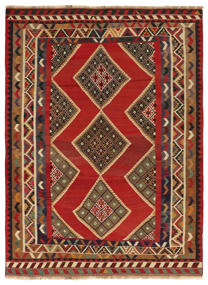 Perzisch tapijt Kilim Fars 261x185 261x185, Perzisch tapijt Handgeweven