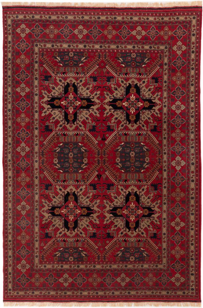 Afghanischer Teppich Afghan Mauri 299x200 299x200, Perserteppich Handgeknüpft