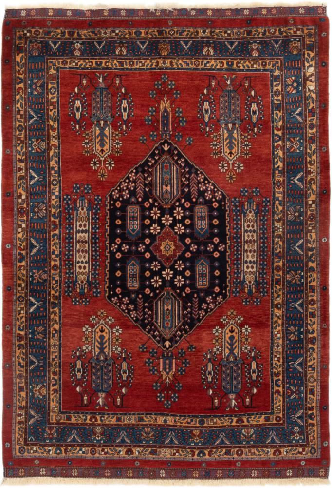 Tapis persan Mashhad 216x149 216x149, Tapis persan Noué à la main