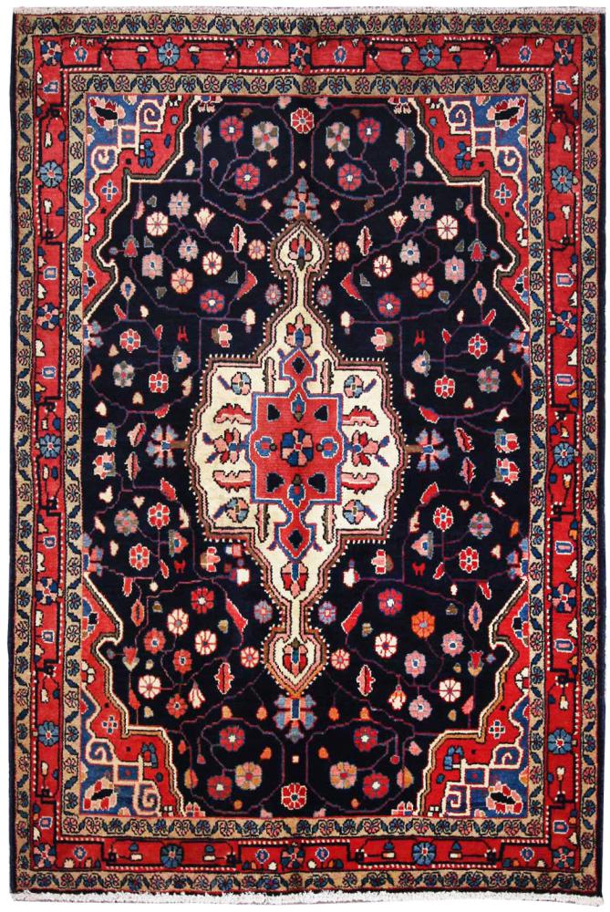 Persian Rug Hamadan 200x135 200x135, Persian Rug Knotted by hand