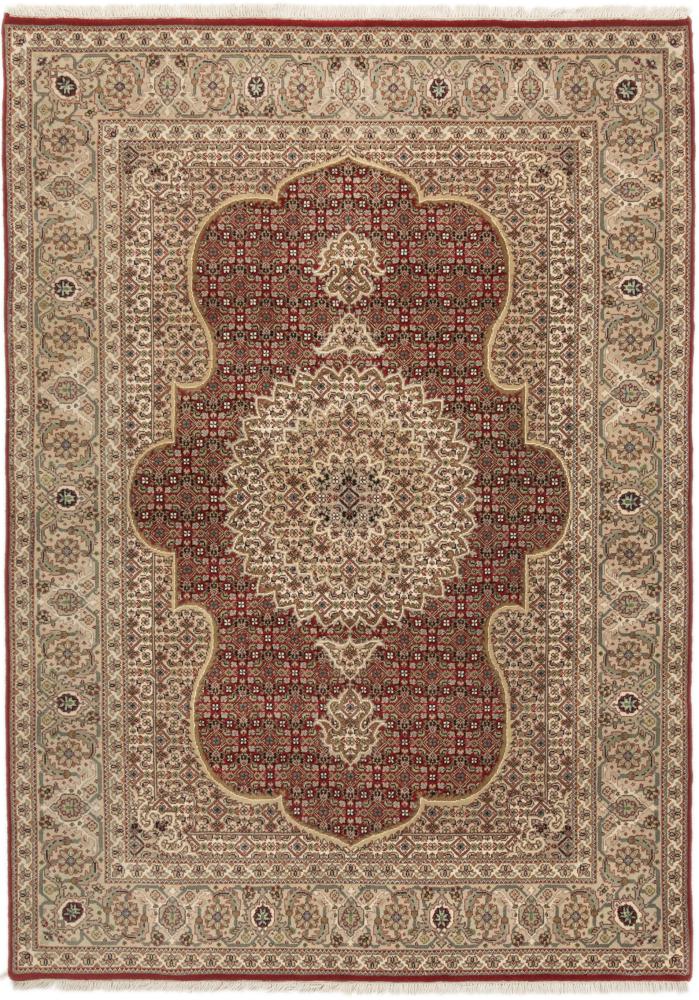 Tapis indien Indo Herati 6'11"x4'11" 6'11"x4'11", Tapis persan Noué à la main