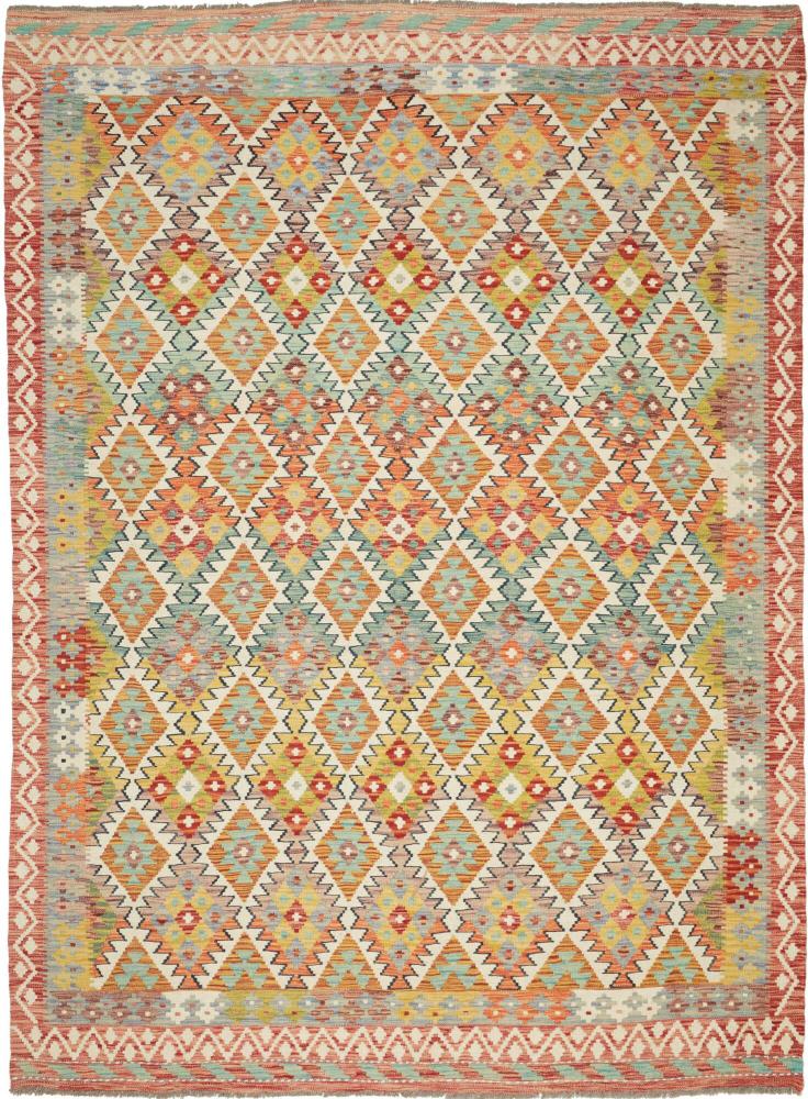 Tapete afegão Kilim Afegão 250x186 250x186, Tapete persa Tecido à mão