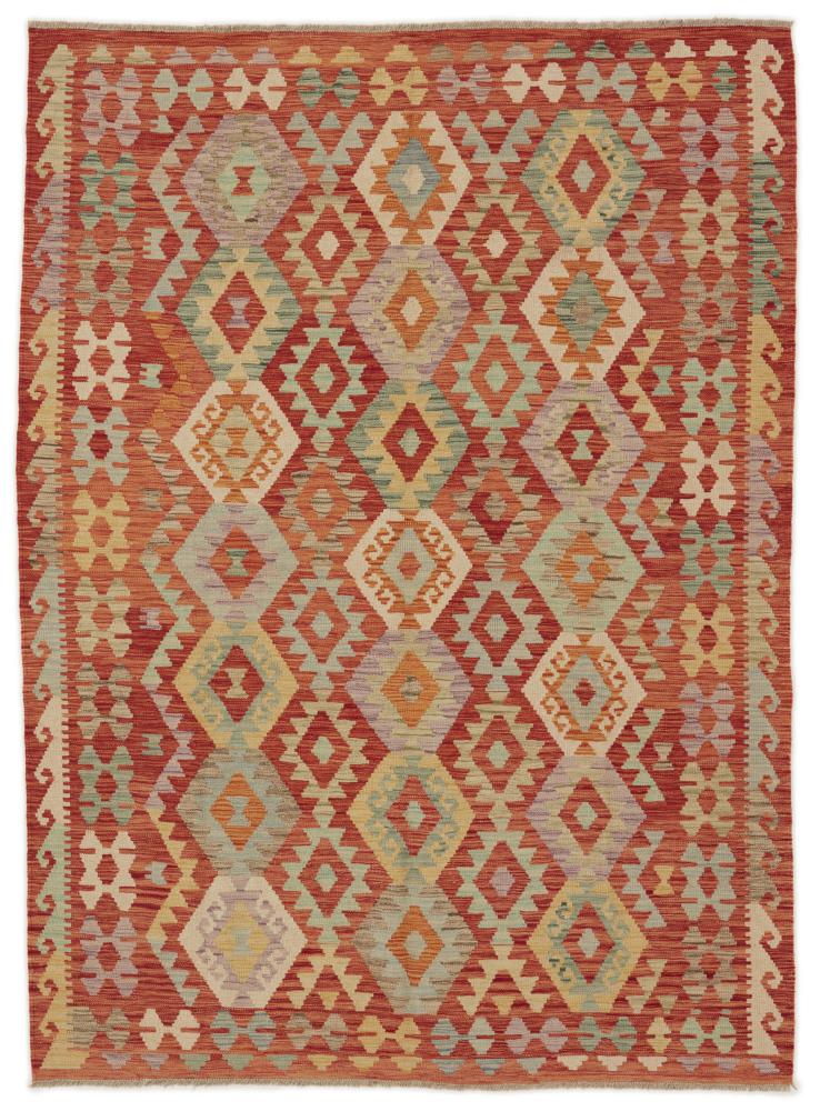 Afghanska mattan Kilim Afghan 240x176 240x176, Persisk matta handvävd 