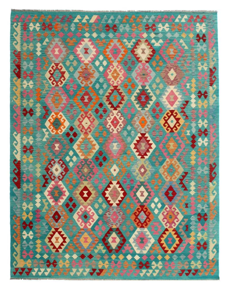 Afghan rug Kilim Afghan 11'1"x8'5" 11'1"x8'5", Persian Rug Woven by hand
