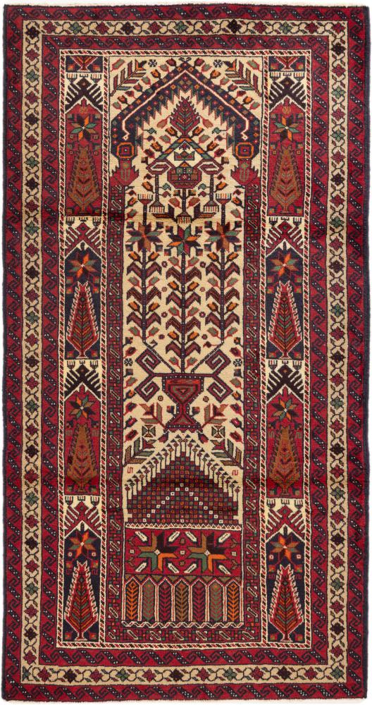 Persian Rug Baluch 207x106 207x106, Persian Rug Knotted by hand