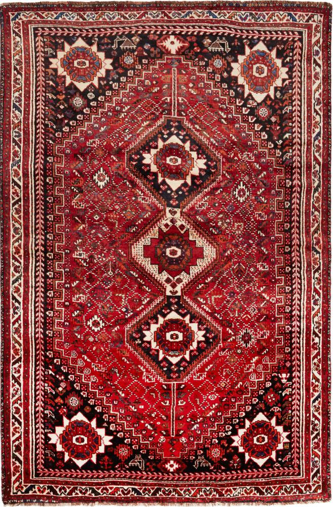 Perzisch tapijt Shiraz 267x173 267x173, Perzisch tapijt Handgeknoopte