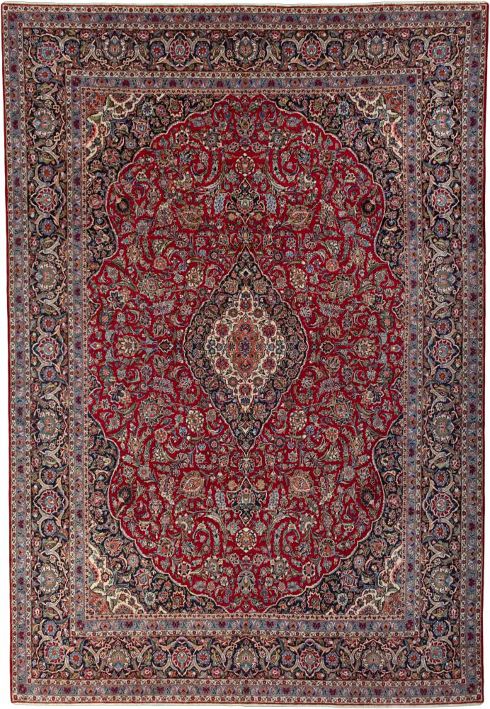 Tapis persan Kashan Antique 479x329 479x329, Tapis persan Noué à la main