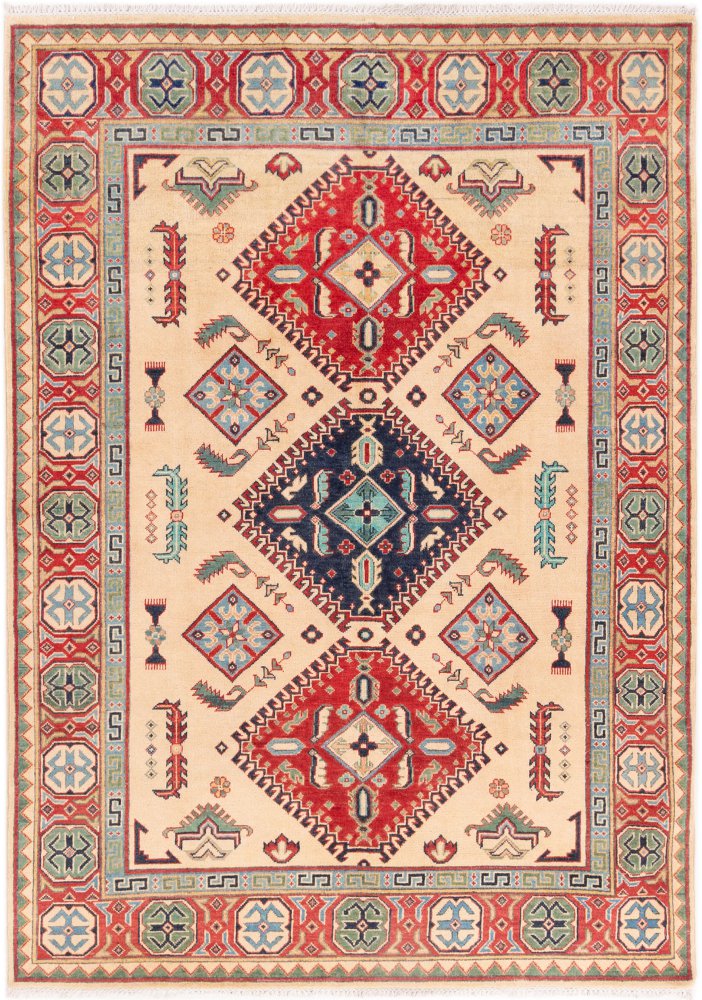 Tapete do Paquistão Kazak 243x174 243x174, Tapete persa Feito à mão