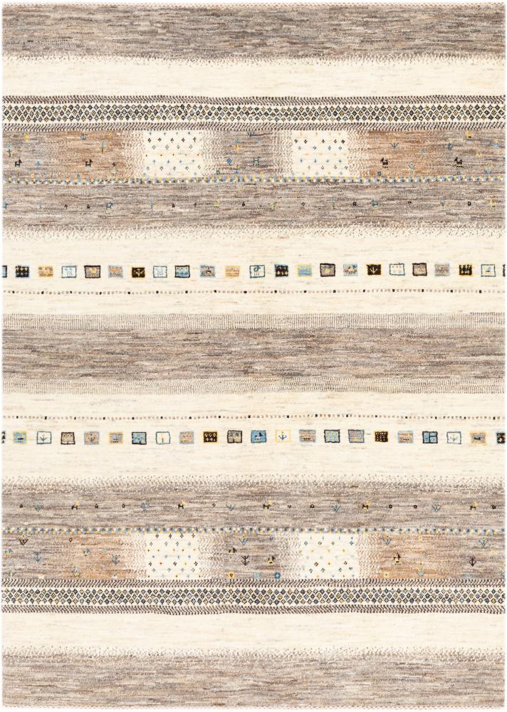 Persian rug Perser Gabbeh Loribaft Natura 6'9"x4'11" 6'9"x4'11", Persian rug Hand-knotted