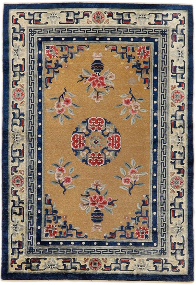 Chinese rug China Silk Gold 185x125 185x125, Persian Rug Knotted by hand