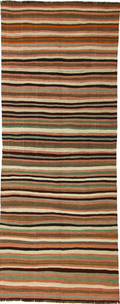 Tapete persa Kilim Fars Antigo 307x117 307x117, Tapete persa Tecido à mão