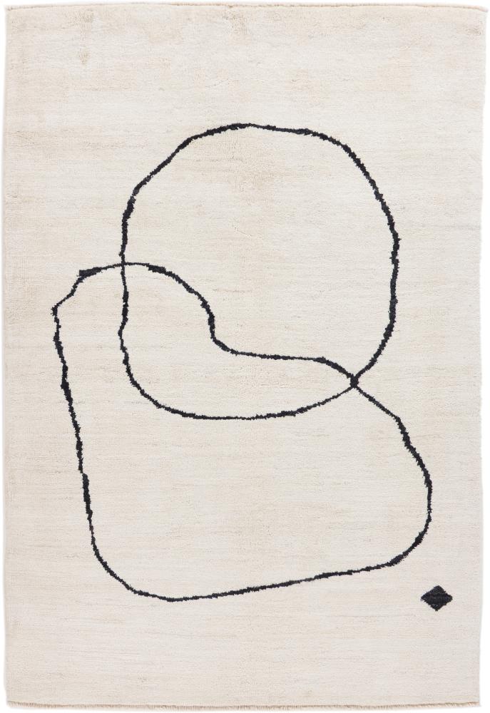 Afghan rug Berber Ela Design 211x146 211x146, Persian Rug Knotted by hand