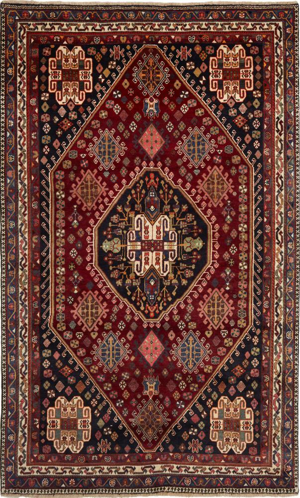 Tapis persan Shiraz 279x171 279x171, Tapis persan Noué à la main
