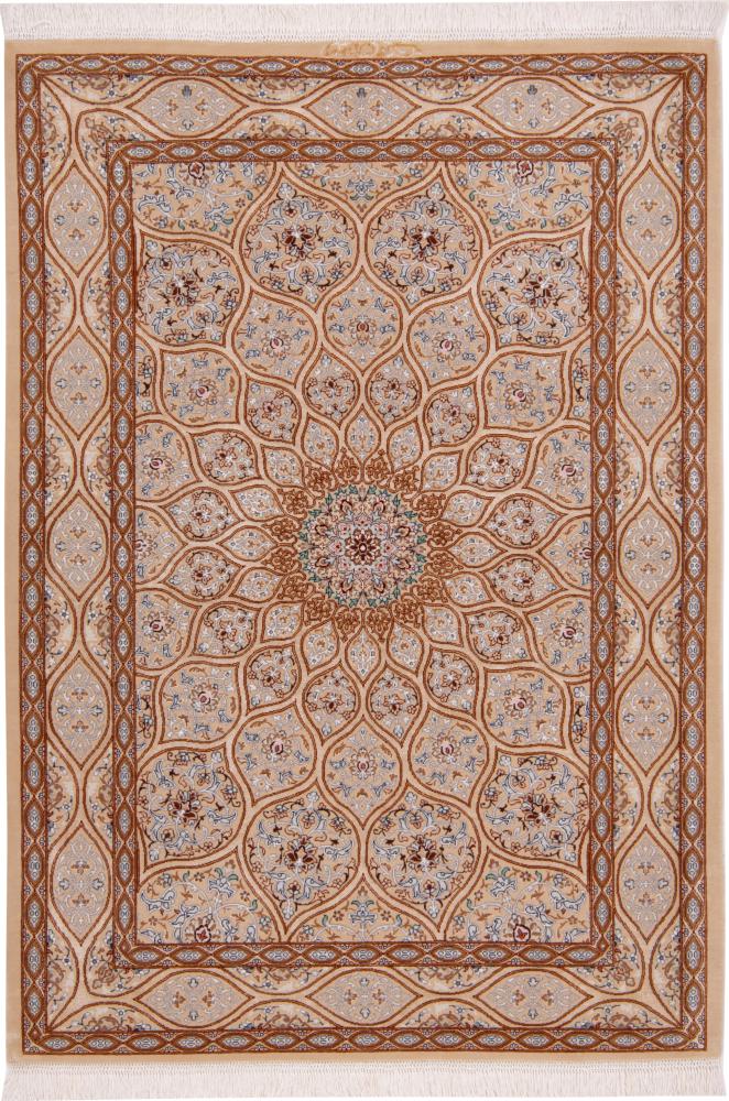 Persian Rug Isfahan Silk Warp 153x108 153x108, Persian Rug Knotted by hand